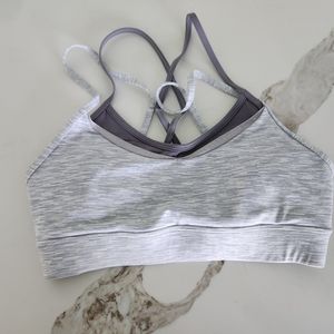 Zyia strappy sports bra size S. Greys.